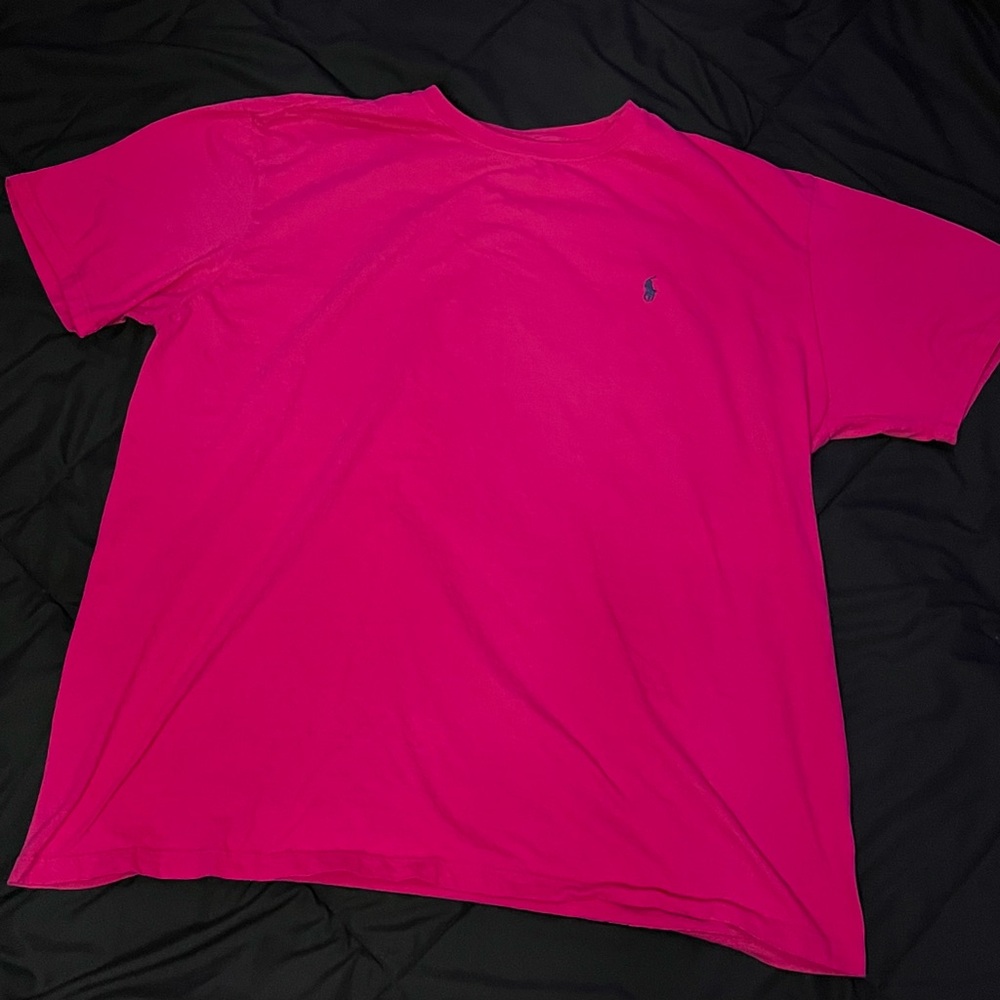 Vintage pink polo Ralph Lauren tee shirt